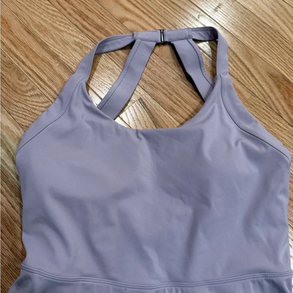 Halara Twist-Front Cut-Out Backless 2-in-1 Exercise Dress - Picture 4 of 7